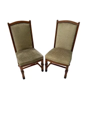 Art Deco Side Chairs by Willem Penaat, Oak & Macassar Ebony, 1917